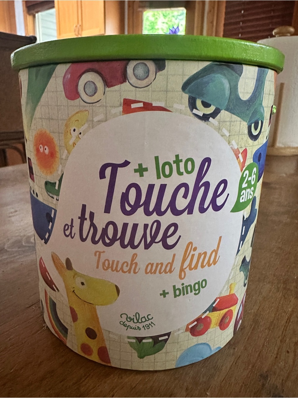 VILAC Touch and Find Bingo Wooden Toy - educational and fun